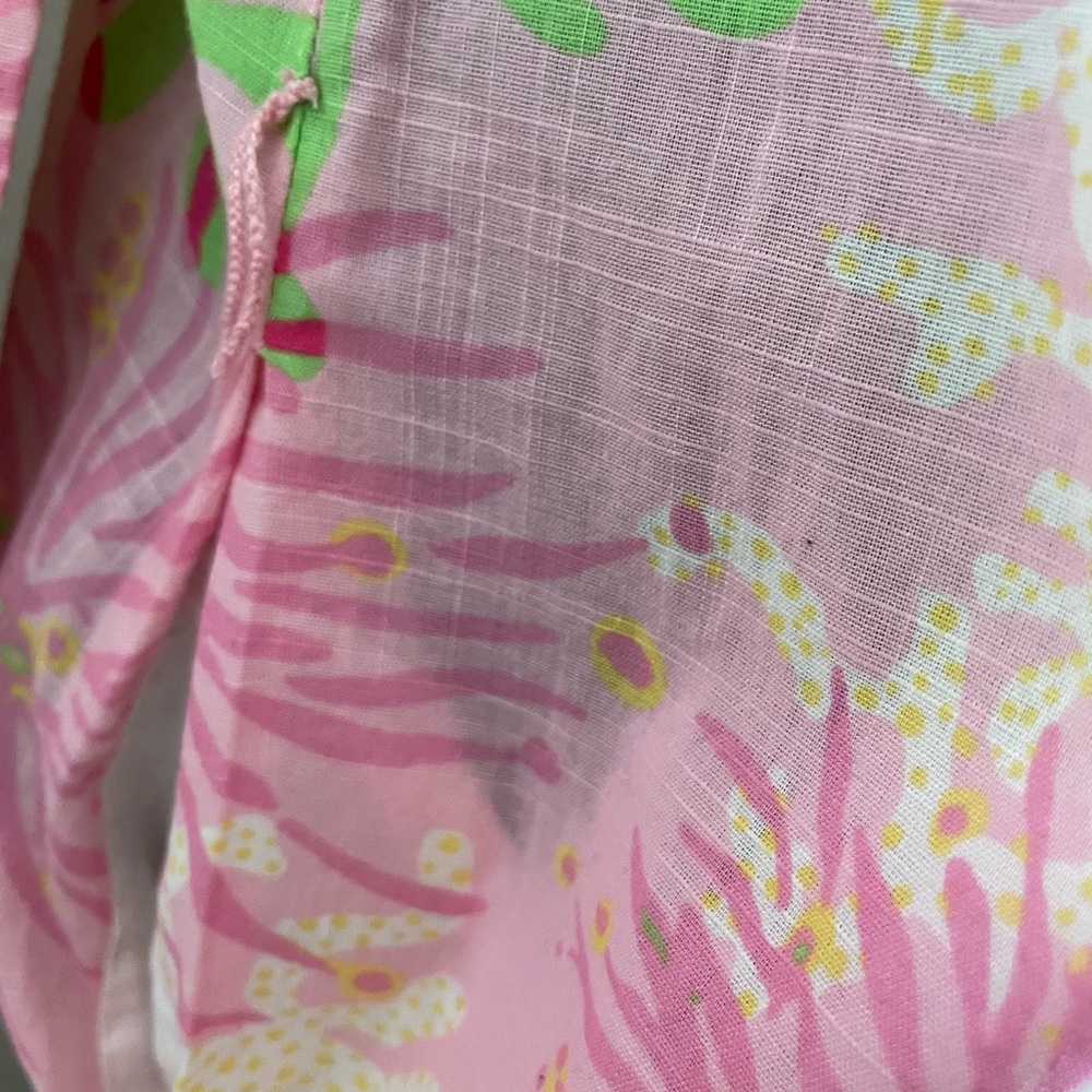 Lilly Pulitzer Tunic Pink Floral Size M - Picture 3 of 6